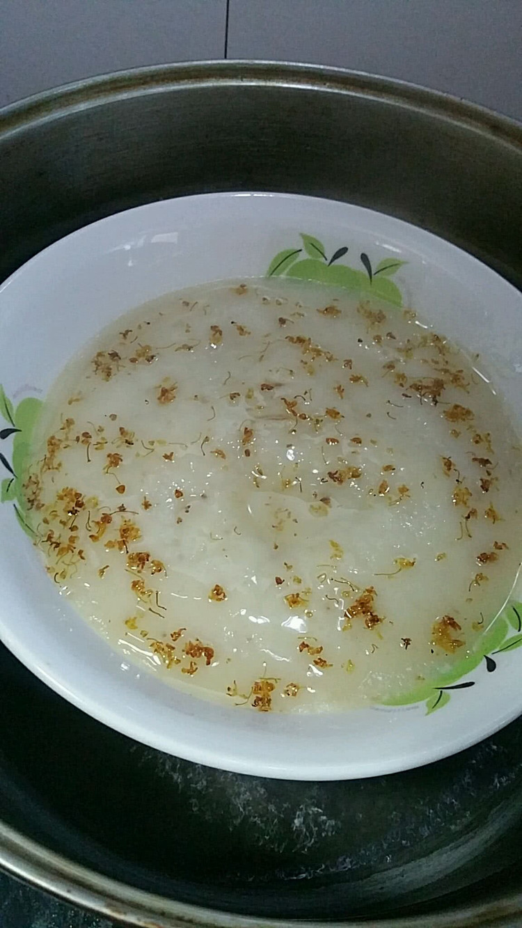 藕粉桂花糖糕的做法
