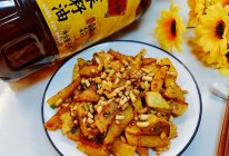 #寻味外婆乡 香满中秋宴#折耳根凉拌土豆条的做法