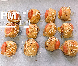 馋哭隔壁小孩的手抓饼热狗卷的做法