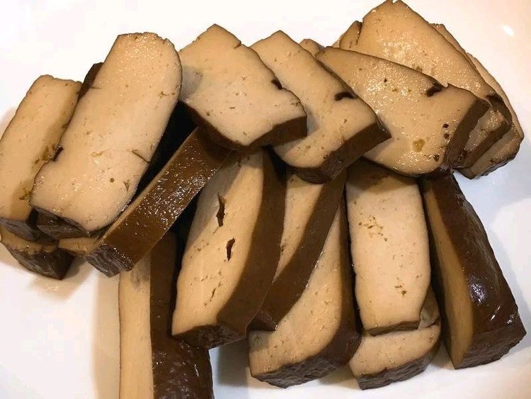 纯素无油卤豆干的做法
