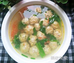 #硬核菜谱制作人#蔬菜肉丸汤的做法