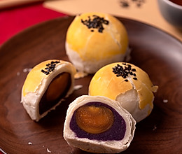 中式酥皮点心，蛋黄酥的做法