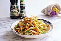 三色清炒牛蒡的做法