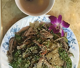 捞起猪肚丝＋猪肚板粟湯的做法