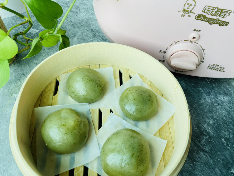 网红鲜奶馅青团，鲜奶馅糯米糍，艾草青团的做法