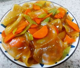 炒山药小粉皮的做法