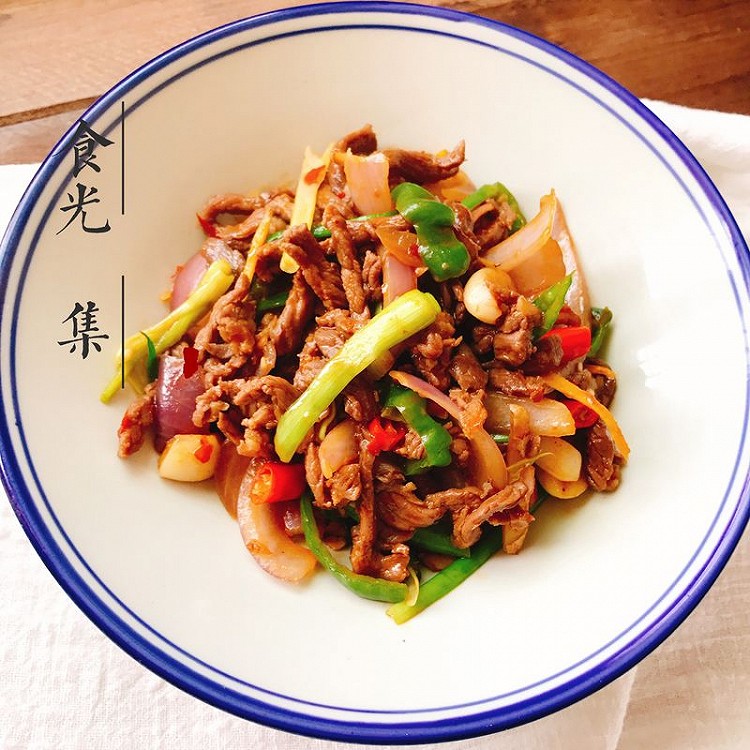 小炒牛肉丝的做法