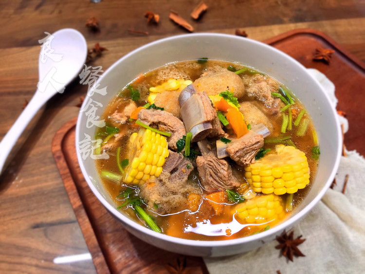 【竹荪玉米炖排骨】抗肿瘤抗血脂血栓、抗氧化、增强免疫力!的做法