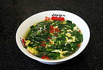 菠菜蛋花汤的做法