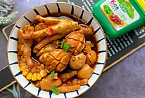 #一勺葱伴侣，成就招牌美味#酱香鸡爪鲍鱼煲的做法