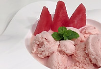 #夏日开胃餐#吃不胖的西瓜冰淇淋夏日清凉食谱的做法