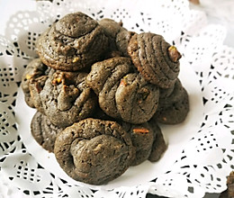 #一周减脂不重样#一款特别的黑暗料理～黑芝麻开心果软曲奇的做法