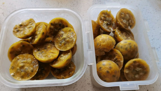 冷冻百香果的做法