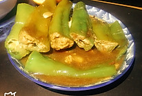 虎皮尖椒酿肉的做法