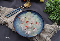 #糖小朵甜蜜控糖秘籍#碎冬瓜肉饼汤的做法