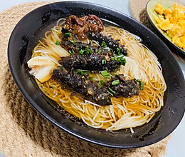 奢华的海参面的做法