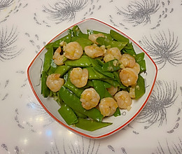 虾仁荷兰豆的做法