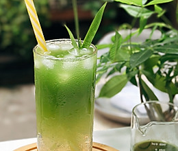 夏日抹茶冰椰的做法
