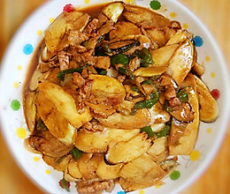 茭白炒肉片的做法