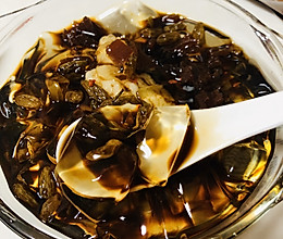 超级美味的冰粉，自制红糖桂花冰粉的做法