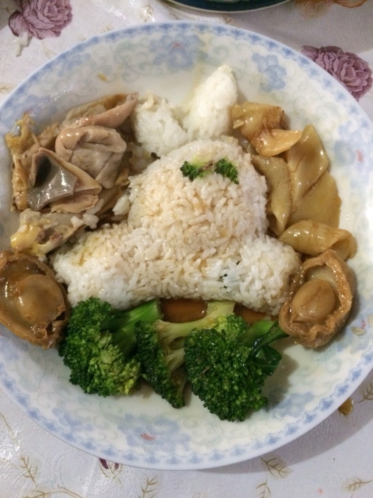 鲍汁捞饭的做法