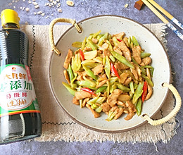 白芸豆炒肉的做法