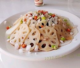 酸辣葱葱脆藕耳的做法