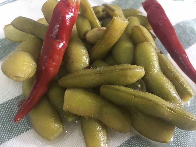 卤毛豆的做法
