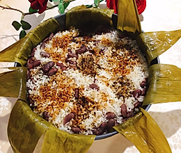 #助力高考营养餐#粽香味的红豆饭的做法