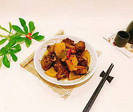 红烧排骨萝卜片的做法