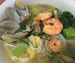 五星级海鲜面（海鲜泡饭）的做法