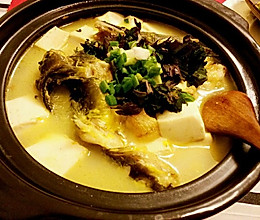 豆腐焖黄骨鱼的做法