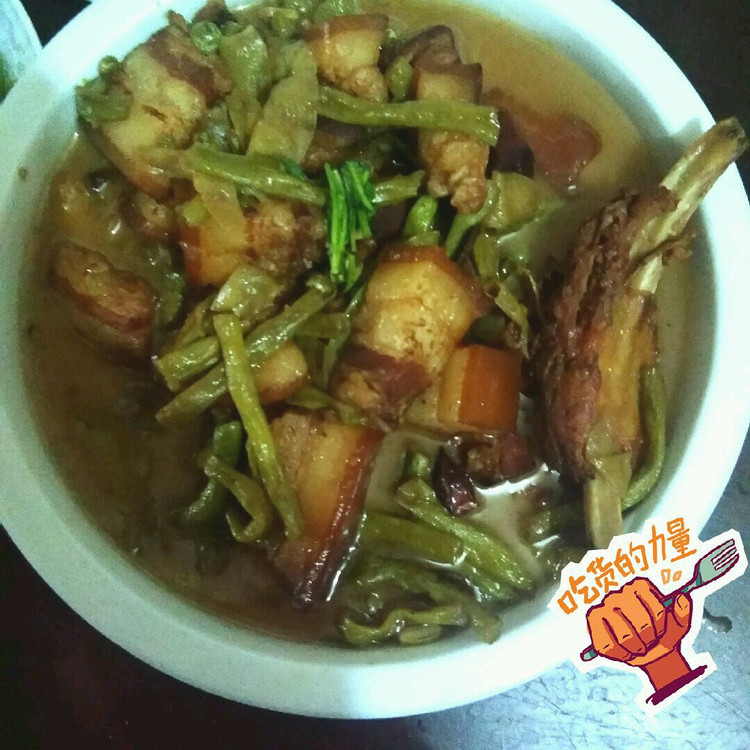 四季豆红烧肉的做法