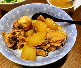 鸡炖白萝卜的做法