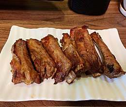 烤蒜香排骨（附送炸排骨教程）的做法