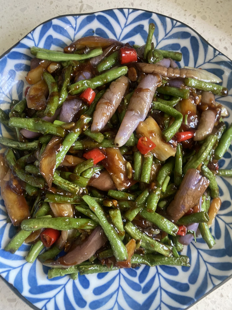 茄子豆角家常做法、不过油、不焯水、比肉还好吃的做法