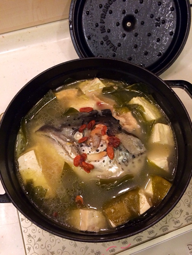 豆腐鱼头汤的做法