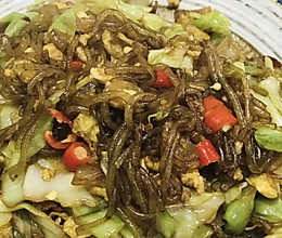 #米饭最强CP#莲花白鸡蛋炒粉条的做法
