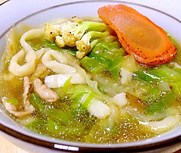 青菜肉丝面（手擀面）的做法