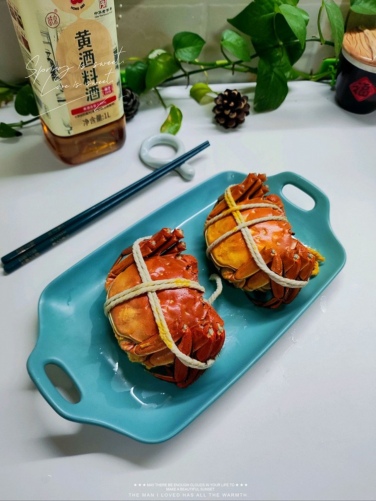 蒸大闸蟹的做法