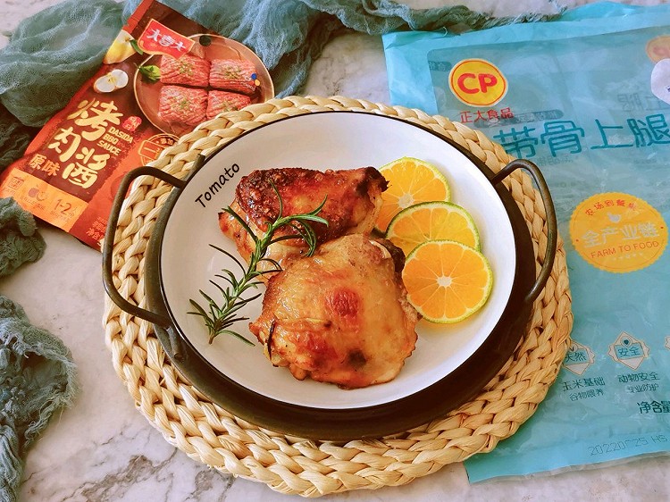 酱烤青橘鸡上腿的做法