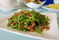 下饭必备——青椒肉丝的做法