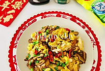 #家乡年味 鲜才够味#鲜美下饭❗️香菇炒鸡蛋的做法