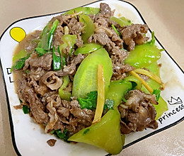 青瓜炒牛肉的做法