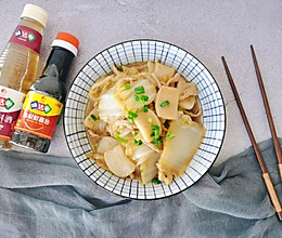 白菜肉丝炒年糕#橄榄中国味 感恩添美味#