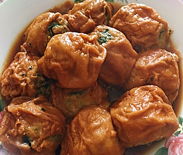 油面筋塞肉的做法