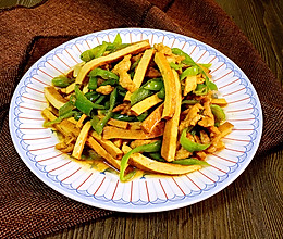 豆干青椒炒肉丝#给老爸做道菜#的做法