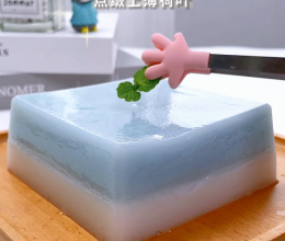 蓝椰奶冻布丁，椰香浓郁，嫩滑Q弹，简单好吃的做法