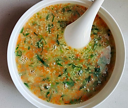 蔬菜小米粥的做法