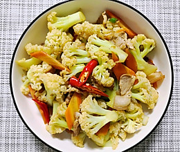肉炒菜花的做法